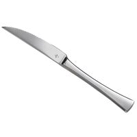 Master's Gauge by World Tableware 944-5762 Lucine 9 3/4 inch 18/0 Stainless Steel Extra Heavy Weight Steak Knife - 12/Case