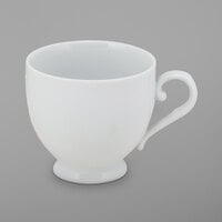 10 Strawberry Street RW0010-C Royal White 8 oz. White Round Porcelain Sophia Cup - 24/Case