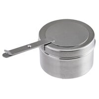 Vollrath 46864 8 oz. Stainless Steel Chafer Fuel Holder with Cover