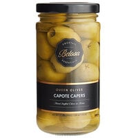 Belosa 12 oz. Caper Stuffed Queen Olives