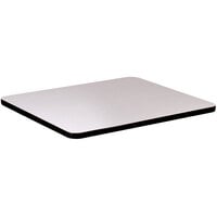 Correll 24 inch Square Gray Granite Finish High Pressure Bar & Cafe Table Top