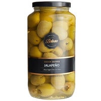 Belosa 32 oz. Jalapeno Stuffed Queen Olives