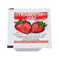 Strawberry Jam .5 oz. Portion Cups - 200/Case