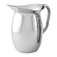 American Metalcraft DWP44 Mirror Finish Double Wall Bell Pitcher - 44 oz.