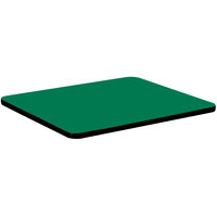 Correll 42" Square Green Finish High Pressure Bar & Cafe Table Top