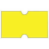 Garvey 2112-31510 2112 Series 13/16 inch x 1/2 inch Yellow 1000-Count One-Line Punch Hole Pricemarker Label Roll - 8/Pack