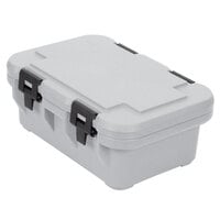 Cambro UPCS160480 Camcarrier S-Series® Speckled Gray Top Loading 6 inch Deep Insulated Food Pan Carrier