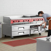 Avantco CBE-84-HC 84 inch 4 Drawer Refrigerated Chef Base