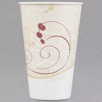 Solo R12N-J8000 Symphony 12 oz. Wax Treated Paper Cold Cup - 2000/Case