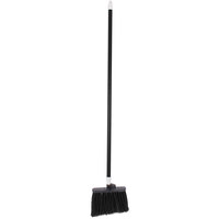 Carlisle 4108203 Sparta Spectrum Duo-Sweep 12 inch Angled Broom with Black Unflagged Bristles and 48 inch Handle