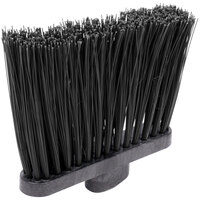 Carlisle 4108203 Sparta Spectrum Duo-Sweep 12 inch Angled Broom with Black Unflagged Bristles and 48 inch Handle