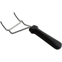 Dexter-Russell 31480 9 11/16 inch Grate Lifting Prongs with Black Polypropylene Handle