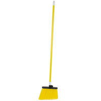 Carlisle 4108204 Sparta Spectrum Duo-Sweep 12 inch Angled Broom with Yellow Flagged Bristles and 48 inch Handle