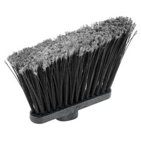 Carlisle 4108214 Sparta Spectrum Duo-Sweep 12 inch Angled Broom with Black Flagged Bristles and 48 inch Handle