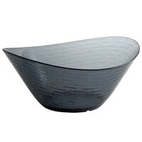 Libbey 92385 Infinium Wake 150 oz. Tritan™ Plastic Stackable Oval Bowl in Storm - 6/Case