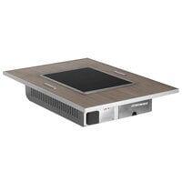 Eastern Tabletop ST5915IND Hub Buffet 31 7/16 inch x 22 1/4 inch x 3/4 inch Grey Grain Drop-In Induction Tile
