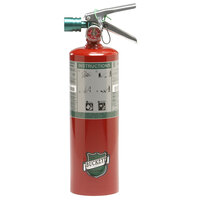 Buckeye 5.5 lb. Halotron Fire Extinguisher - Rechargeable Untagged with Wall Mount - UL Rating 5-B:C