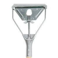 Metal stirrup style mop frame with quick change