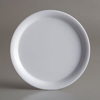 American Metalcraft DPN6WH Jane Collection 6" White Round Narrow Rim Melamine Bread and Butter Plate