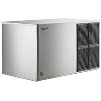 Hoshizaki KML-700MAJ Low Profile 30 Air Cooled Crescent Cube Ice Machine  with Stainless Steel Finish Ice Storage Bin - 658 lb. Per Day, 500 lb.  Storage