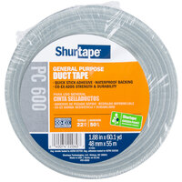 Shurtape Silver Duct Tape 2 inch x 60 Yards (48 mm x 55 m) - General Purpose High Tack