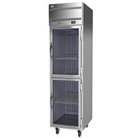 Beverage-Air CT1HC-1HG Cross-Temp 1 Section Convertible Reach-In Refrigerator / Freezer with Half Glass Doors