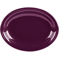 Fiesta® Dinnerware from Steelite International HL457343 Mulberry 11 5/8" x 8 7/8" Oval Medium China Platter - 12/Case