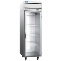 Beverage-Air CT1HC-1G Cross-Temp 1 Section Convertible Reach-In Refrigerator / Freezer with Glass Door