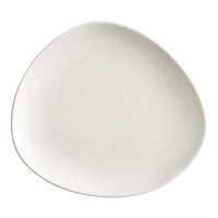 Acopa Nova 8 1/4" Cream White Organic Coupe Stoneware Plate - 24/Case