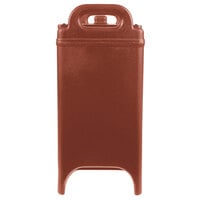 Cambro 350LCD402 Camtainer 3.375 Gallon Brick Red Insulated Soup Carrier