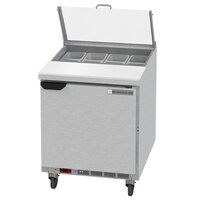 Beverage-Air SPED27HC-B-CL Elite Series 27 inch 2 Drawer Refrigerated Sandwich Prep Table with Clear Lid