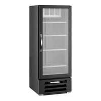 Beverage-Air MMF12HC-1-B MarketMax 24" Black Glass Door Merchandiser Freezer - 11.9 Cu. Ft.