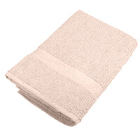 25 inch x 52 inch 100% Ring Spun Cotton Beige Bath Towel 10.5 lb. - 24/Case
