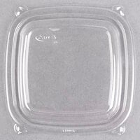 Dart C816BDL PresentaBowls Pro Clear Square Lid for 8, 12, and 16 oz. Square Plastic Bowls - 504/Case