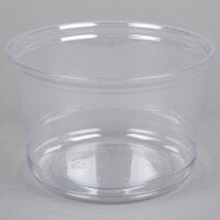 Fabri-Kal Alur 16 oz. Recycled Clear PET Plastic Round Deli Container - 500/Case