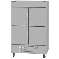 Beverage-Air HBR49HC-1-HS Horizon Series 52" Bottom Mount Half Door Reach-In Refrigerator