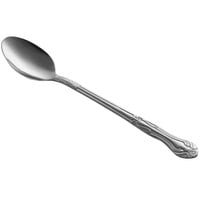 Choice Bethany 7 1/8 inch 18/0 Stainless Steel Iced Tea Spoon - 12/Case