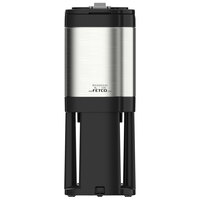Fetco LGD-10 Luxus 1 Gallon Stainless Steel Coffee Dispenser with Stand
