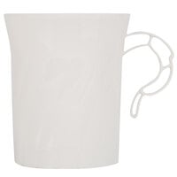 WNA Comet CWM8192IVR Classicware 8 oz. Ivory Plastic Coffee Cup - 8/Pack