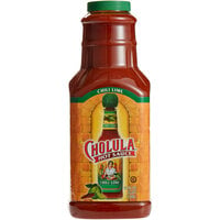 Cholula 64 oz. Chili Lime Hot Sauce - 4/Case