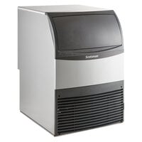 Scotsman UN324A-1 24 inch Air Cooled Undercounter Nugget Ice Machine with Floor Mount Kit - 340 lb.