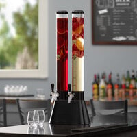 Beer Tubes DBL-32-STAP 1/4 (2) 100 oz. Tall Double Beer Tower