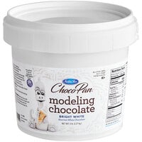 Satin Ice ChocoPan 5 lb. Bright White Modeling Chocolate