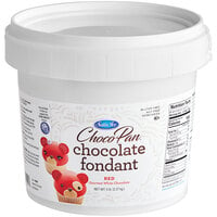 Satin Ice ChocoPan 5 lb. Red Covering Chocolate