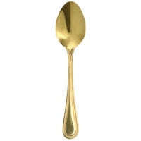 Walco G2701 Colgate 6 1/2 inch 18/0 Gold Stainless Steel Heavy Weight Teaspoon - 36/Case