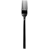 Walco BK09051 Semi 8 1/4 inch 18/10 Black Stainless Steel Extra Heavy Weight European Table Fork - 12/Case
