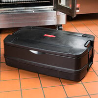 Rubbermaid FG940600BLA CaterMax Black Top Loading Insulated Food Pan Carrier