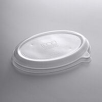 Eco-Products EP-SCV32LID-R WorldView 24-48 oz. 100% Recycled Content Oval Lid - 300/Case