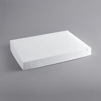 Baker's Mark 26 1/2" x 18 1/2" x 3" White Full Sheet Cake / Bakery Box Top - 50/Bundle