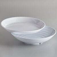 GET Milano 4 Qt. White Round Bowl with Insert - 12/Case